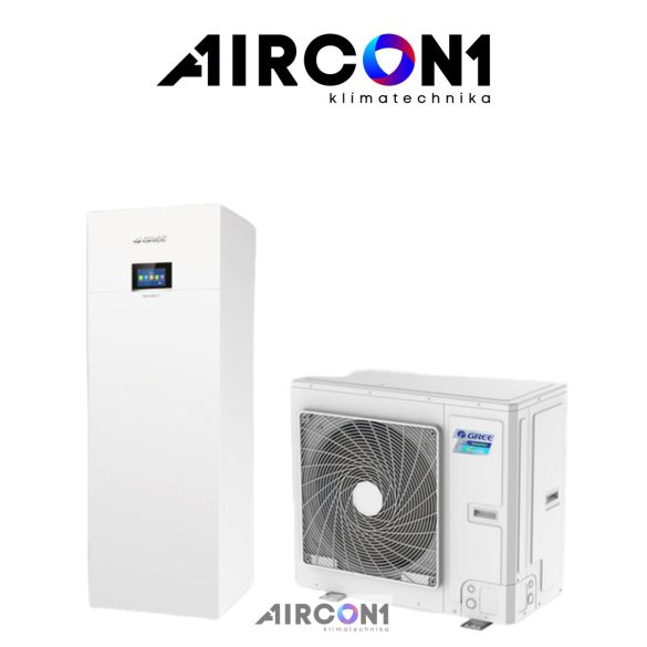 GREE VERSATI III ALL IN ONE – 12 KW-OS OSZTOTT RENDSZERŰ LEVEGŐ-VÍZ HŐSZIVATTYÚK BEÉPÍTETT HMV TÁROLÓVAL